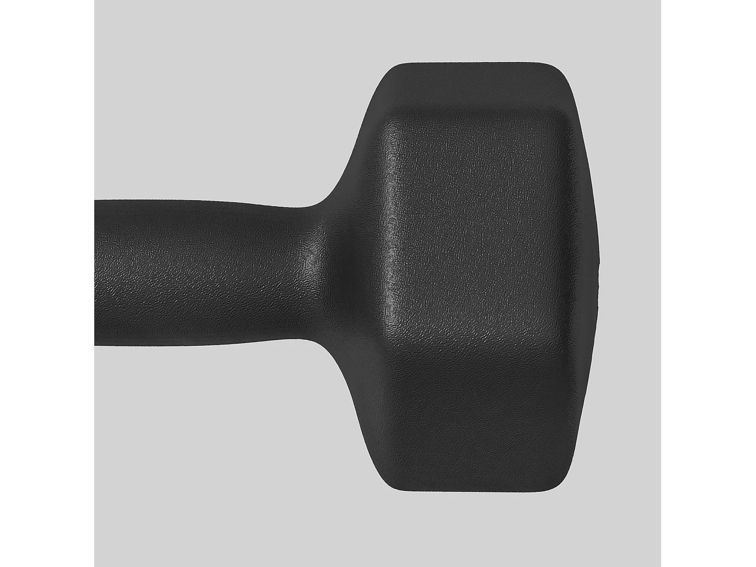 Set 2 manubri esagonali da 8 kg in metallo e plastica 24x11x11 cm nero