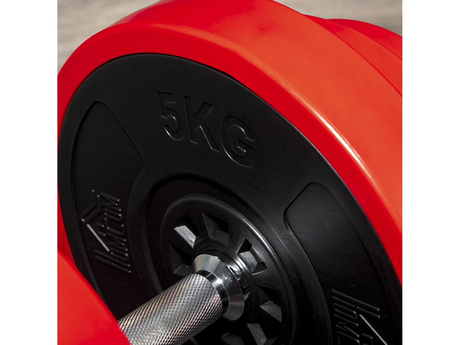 Set manubri palestra 40kg totale in metallo sabbia di ferro e gomma