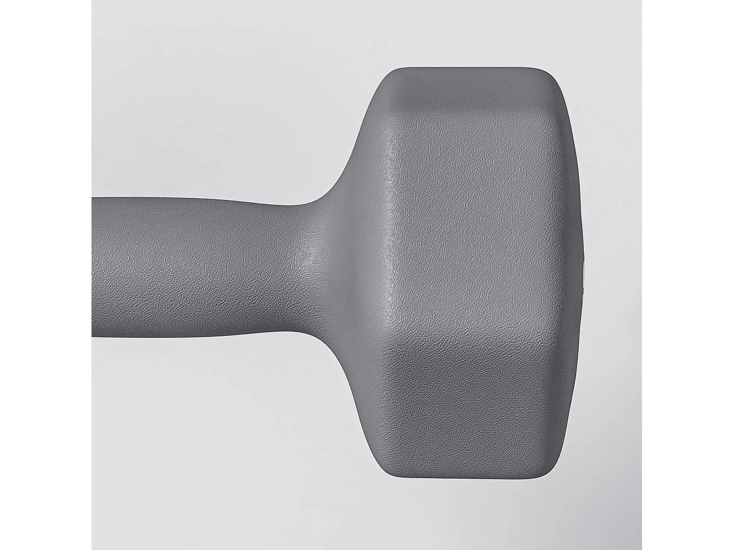 Set 2 manubri esagonali 10 kg in metallo e plastica 26x12x12 cm grigio