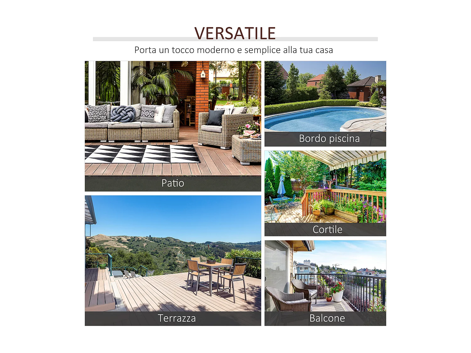 Tavolino in rattan sintetico da esterno e giardino 45x45x44 cm grigio