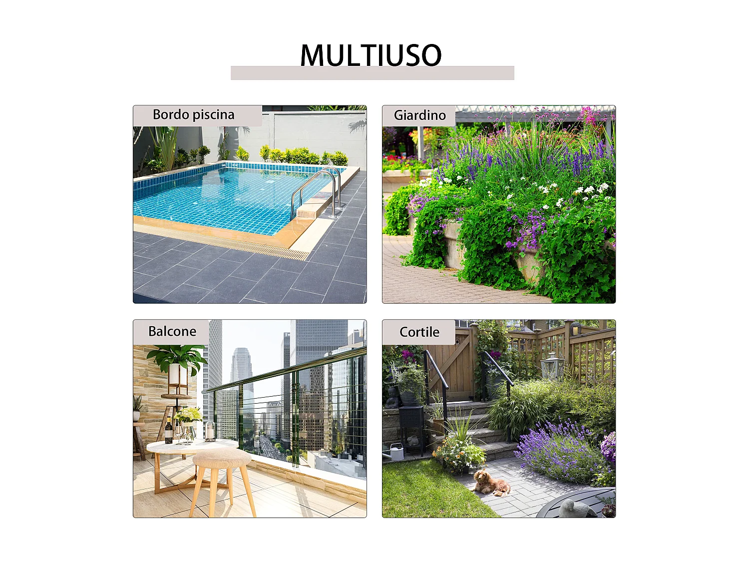 Tavolino da giardino pieghevole in rattan sintetico e acciaio marrone