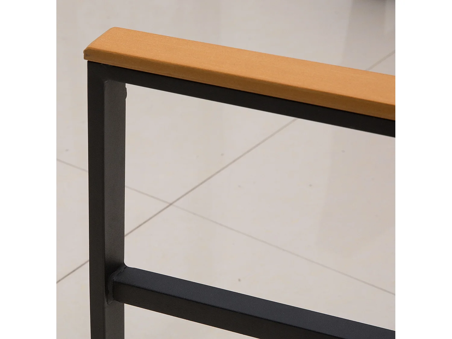 Mobili da giardino e esterno set 4 pezzi in rattan e acciaio nero