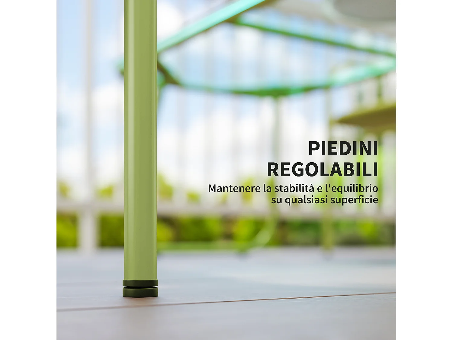 Set da giardino con divano 2 poltrone e tavolino in rattan verde