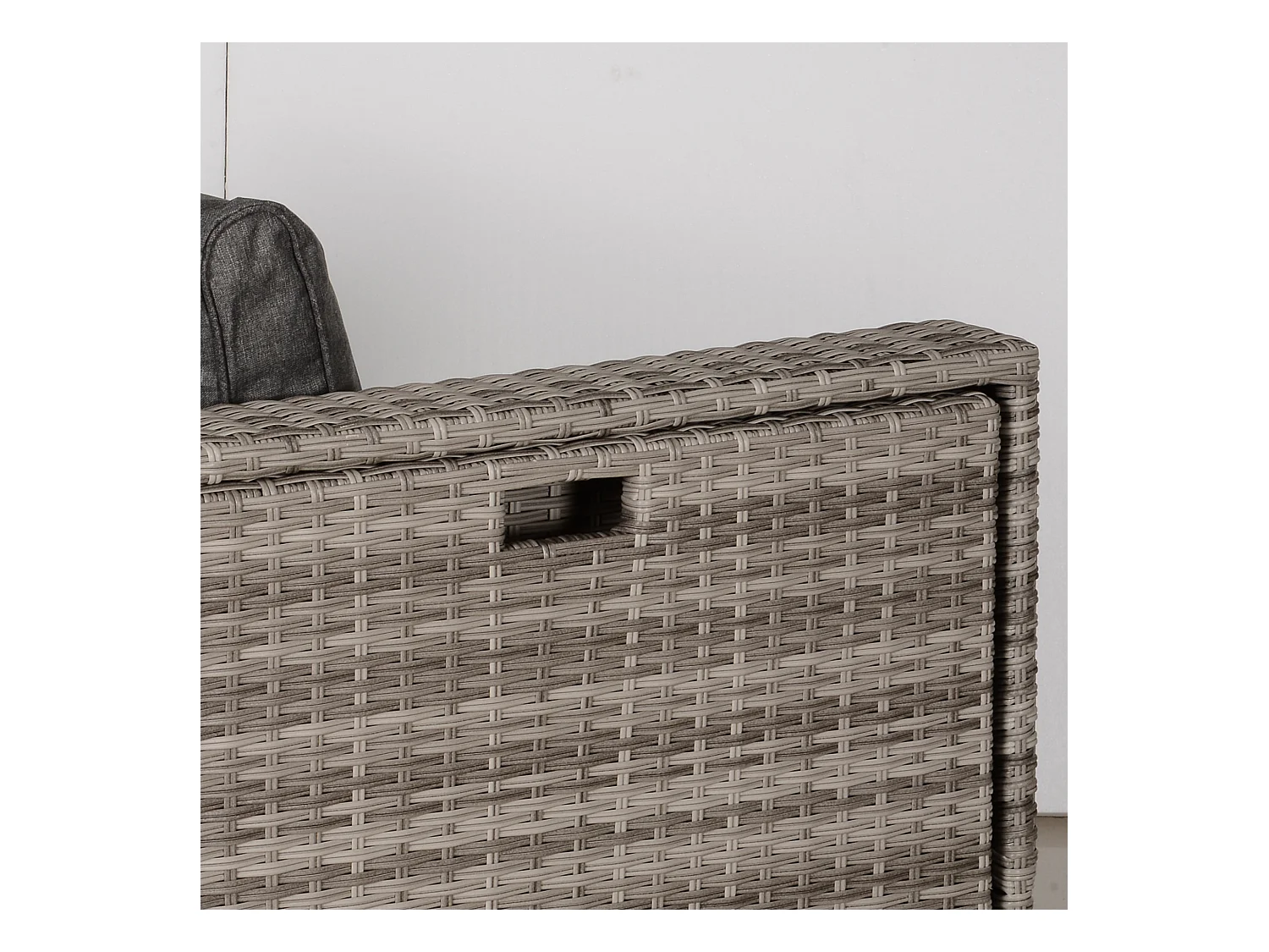 Salotto giardino rattan pe 8 pezzi poltrone tavoli sgabelli