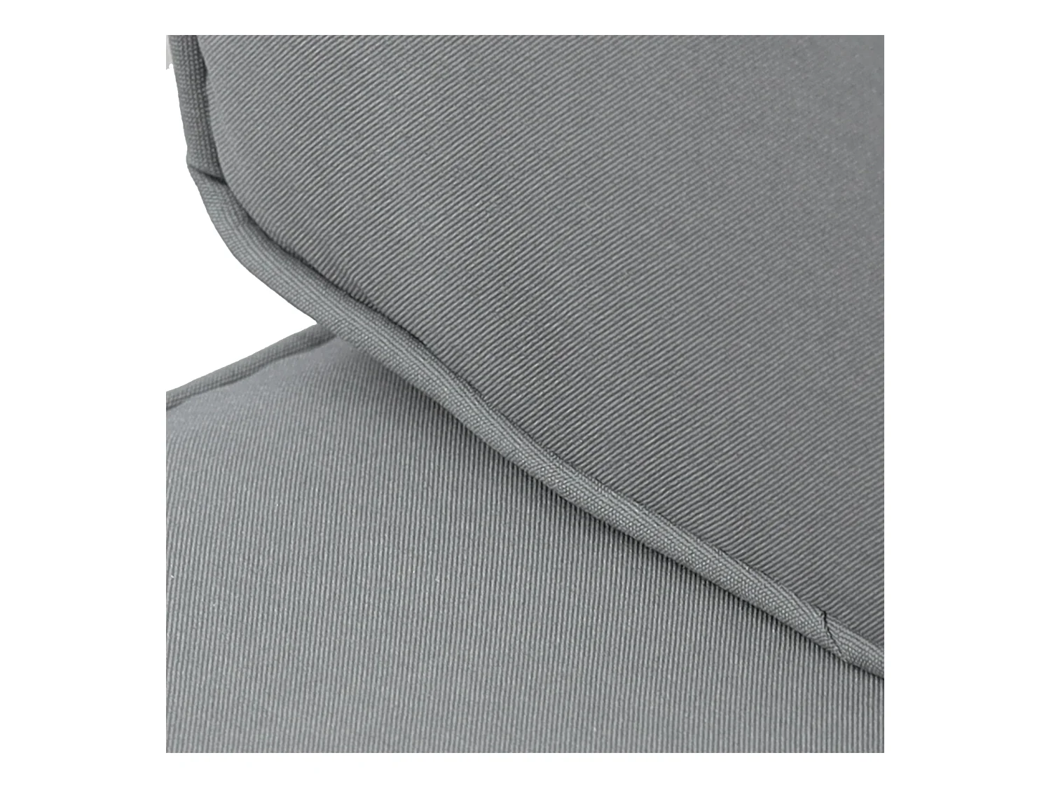 Set 7 pezzi salotto esterni con poltrona e tavolino grigio