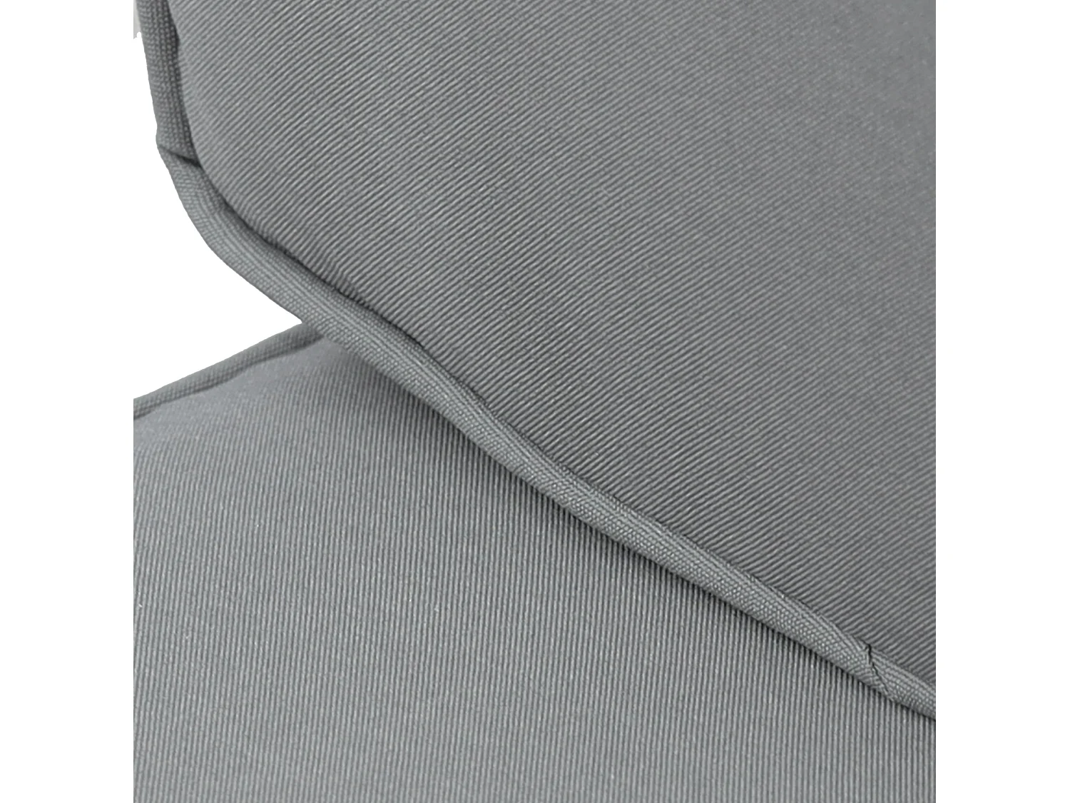 Set 7 pezzi salotto esterni con poltrona e tavolino grigio