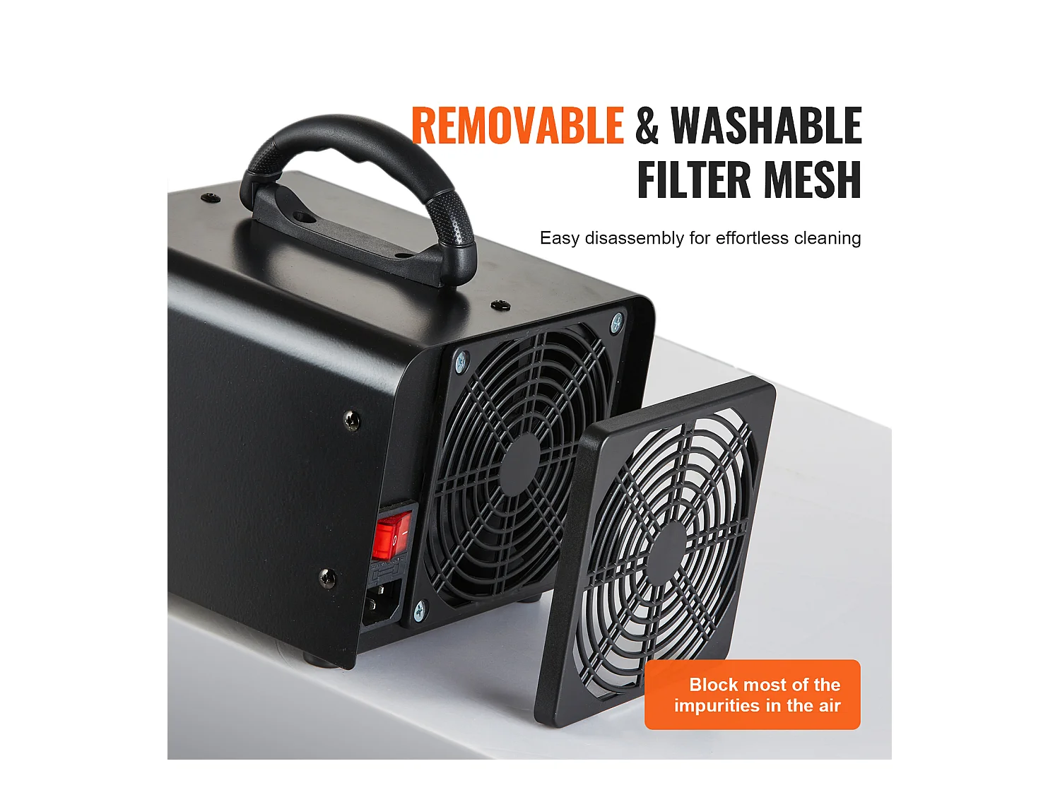 Générateur D'ozone SucceBuy, 24000 mg/h Machine à Ozone avec Minuterie de 0 à 120 Minutes