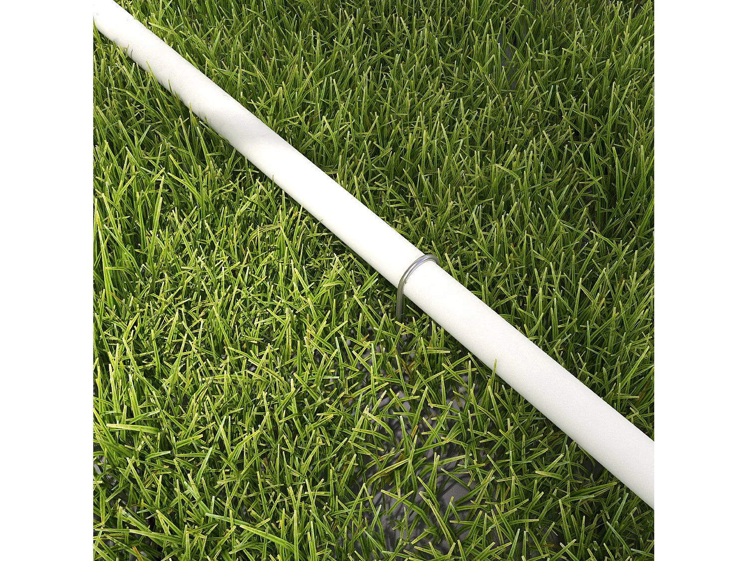 Set agility dog 4pz con 4 picchetti e borsa da trasporto bianco arancione