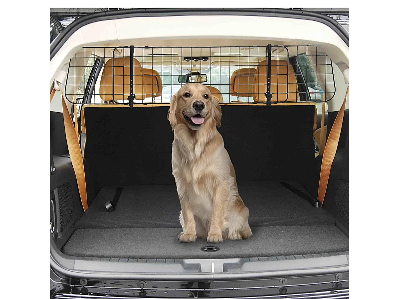 Divisorio auto per cani griglia auto per cani regolabile 91-152cm