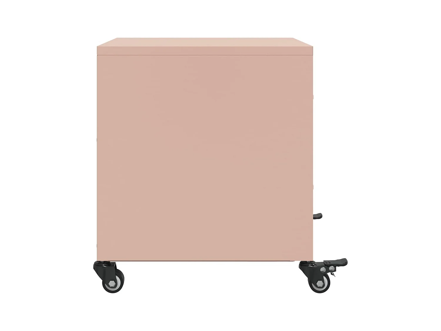 Roanoke  Tables de chevet 2 pcs rose 36x39x43,5 cm acier