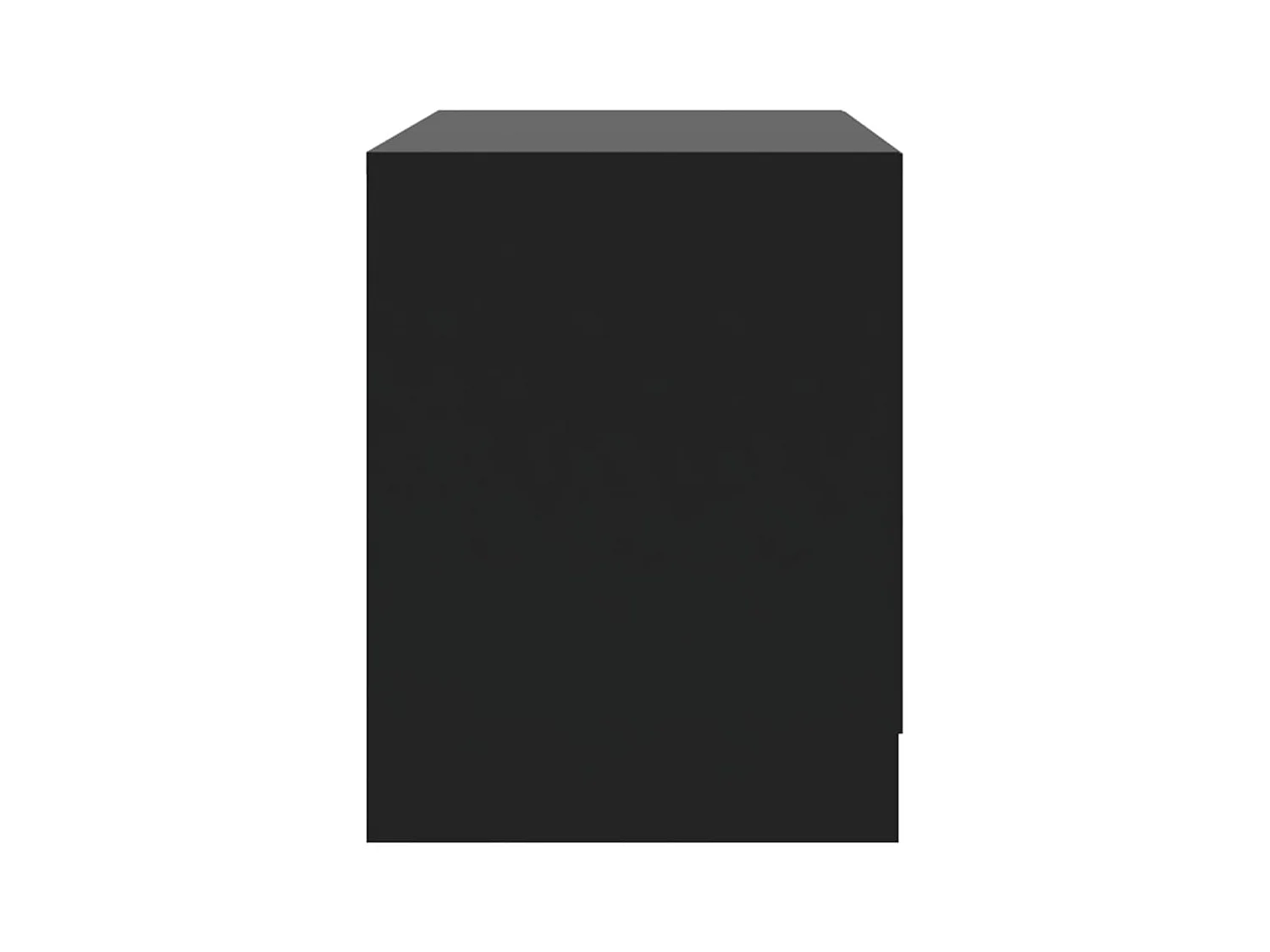 Robert  Tables de chevet 2 pcs noir 45x34,5x44,5 cm bois d'ingénierie