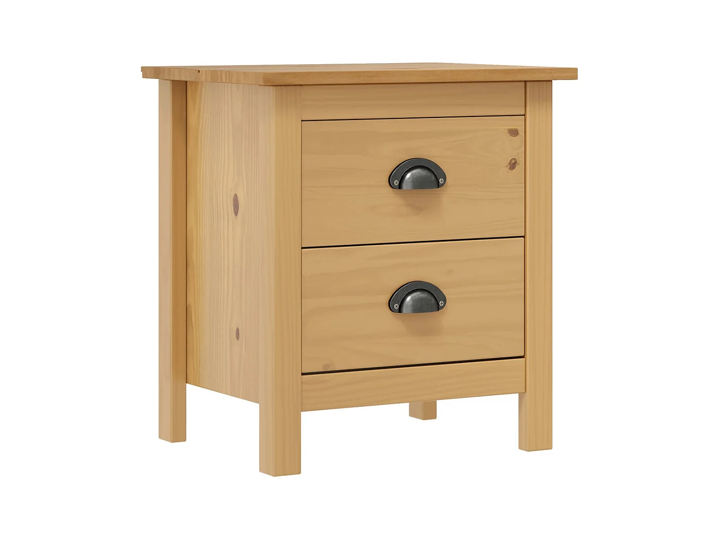 Jonathan  Tables de chevet ll 2 pcs 46x35x49,5 cm Bois de pin solide