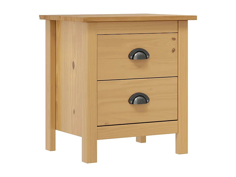 Jonathan  Nachtkastjes 2 st ll 46x35x49,5 cm massief grenenhout