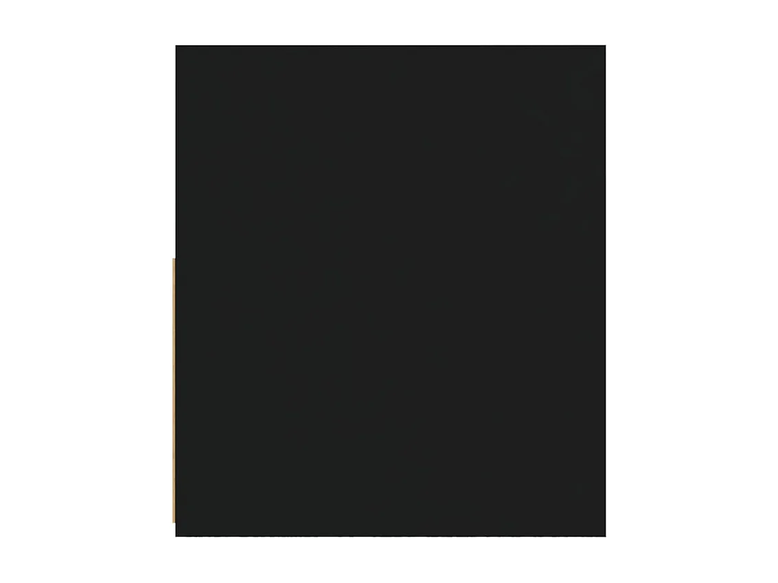 Julian  Nachttische 2 Stk. mit LEDs Schwarz 60x35x40 cm