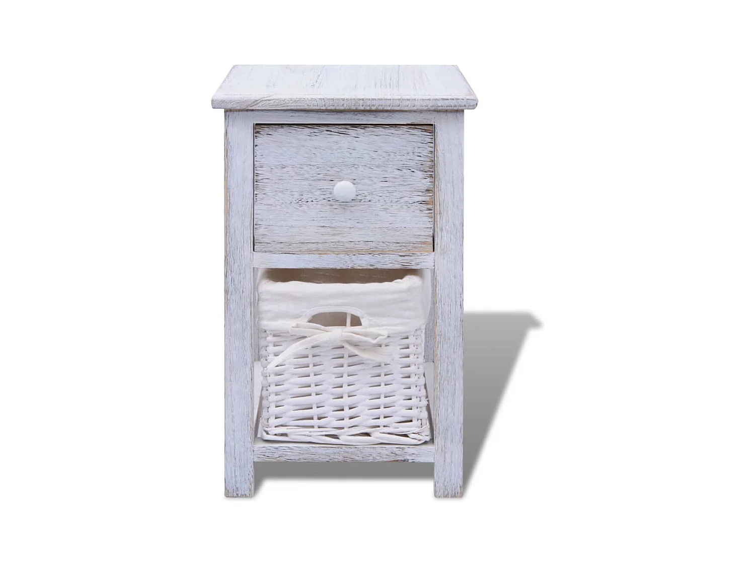 Anwar  Table de chevet Bois Blanc