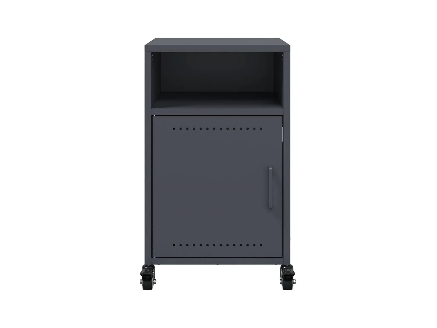 Jana  Tables de chevet 2 pcs anthracite 36x39x59 cm acier