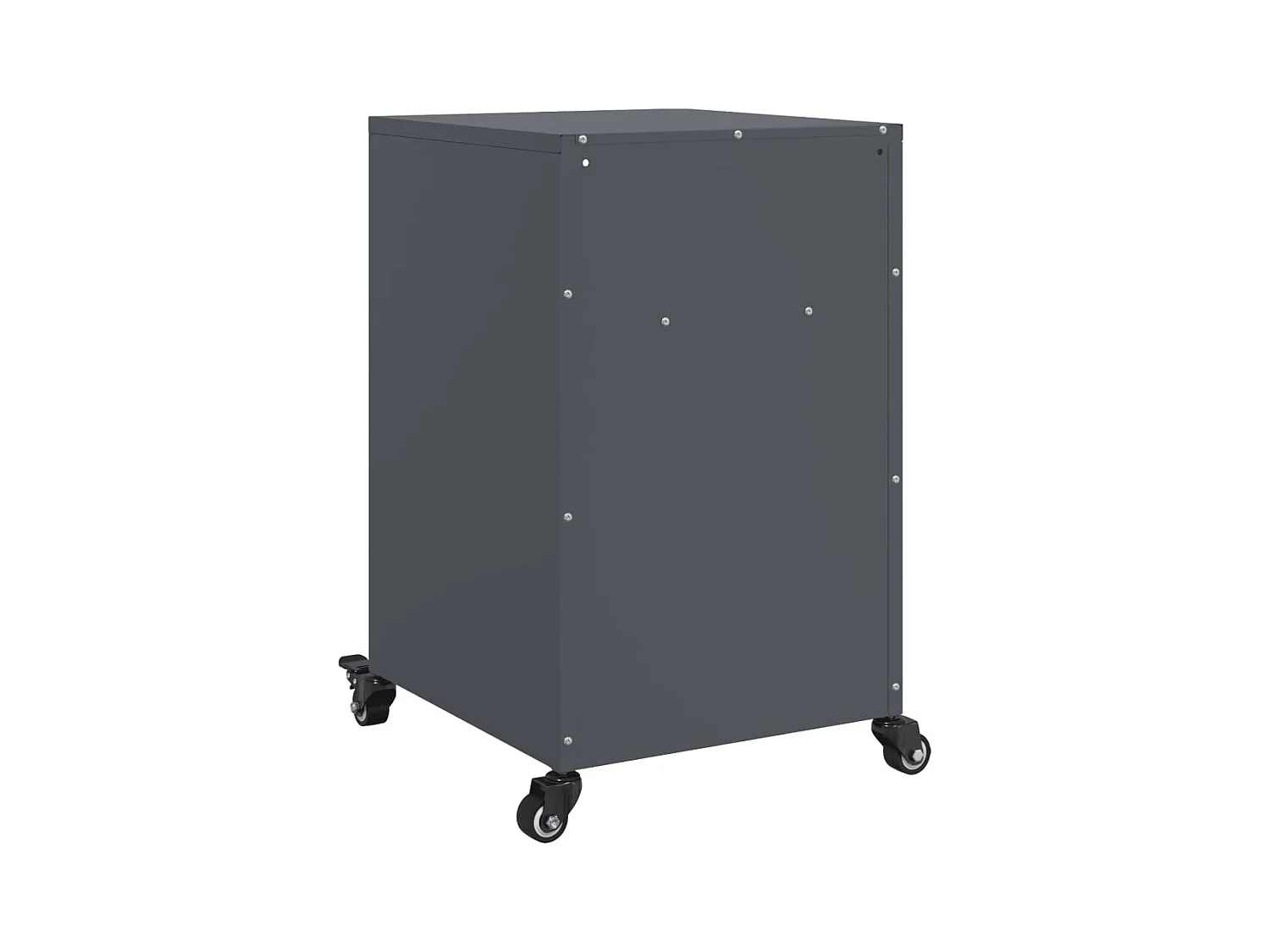 Jana  Tables de chevet 2 pcs anthracite 36x39x59 cm acier