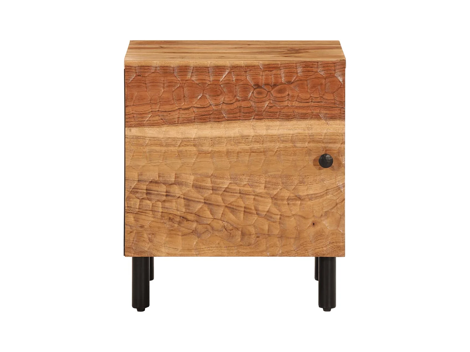 Maija  Tables de chevet 2 pcs 40x33x46 cm Bois d'acacia massif