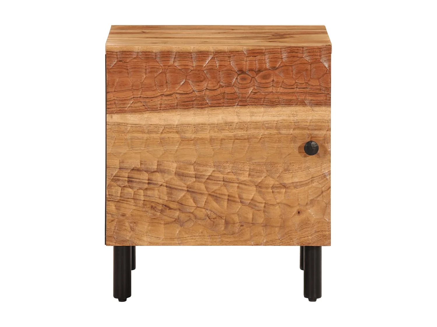 Maija  Tables de chevet 2 pcs 40x33x46 cm Bois d'acacia massif