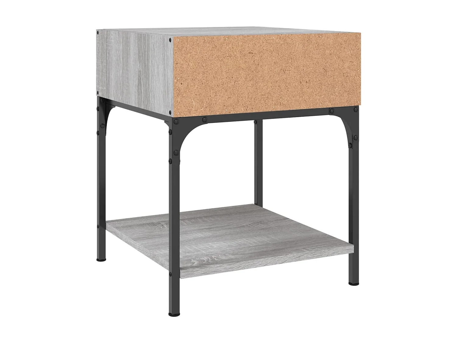 Marthe Helene  Tables de chevet 2 pcs sonoma gris 40x41x50 cm bois ingénierie