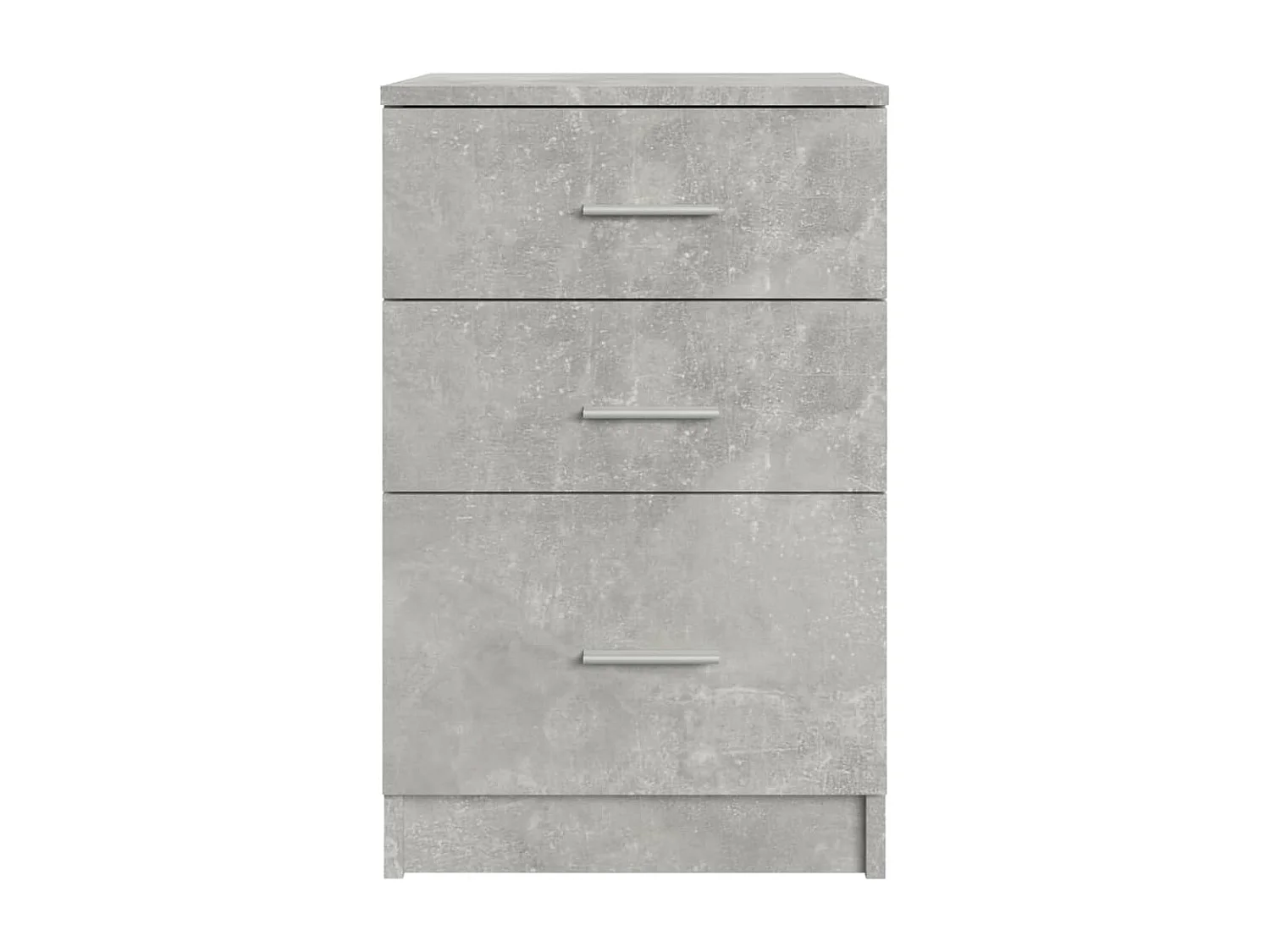 Vacaville  Nachtkastje 40x40x63 cm bewerkt hout betongrijs