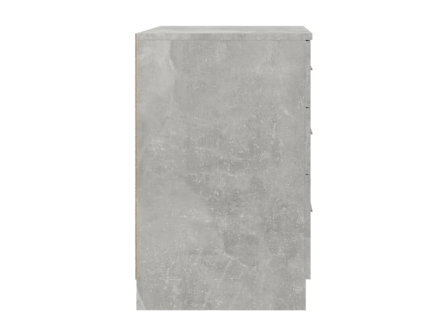 Vacaville  Nachtkastje 40x40x63 cm bewerkt hout betongrijs