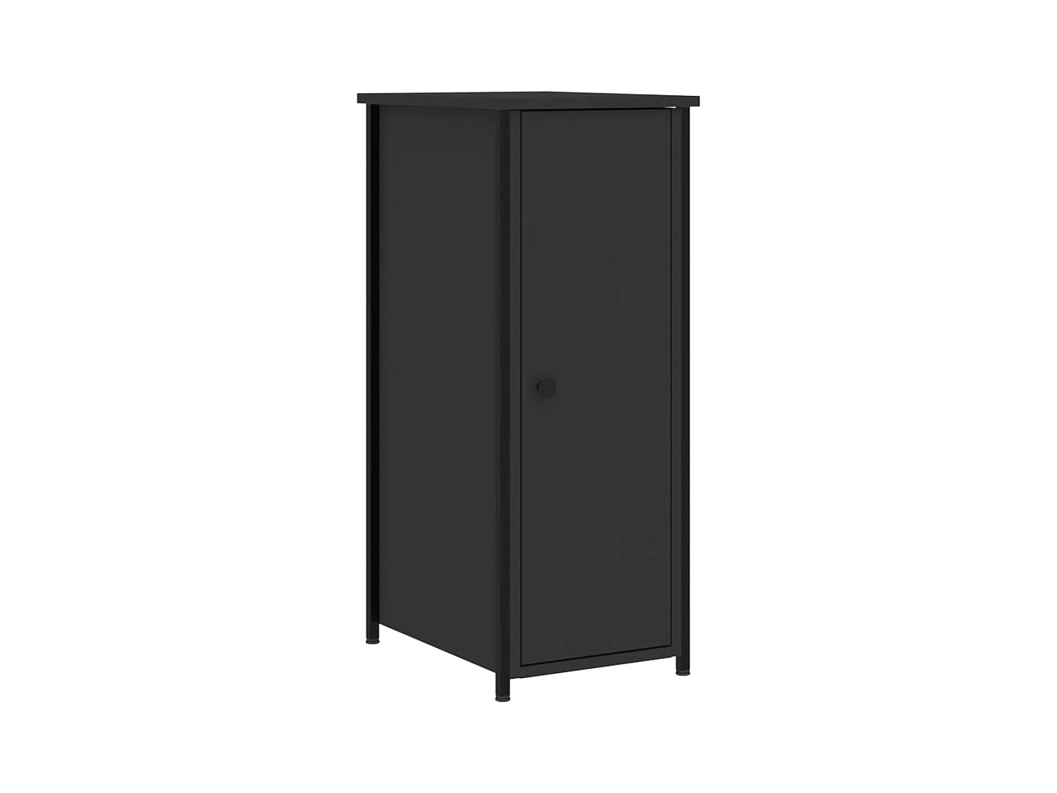 Kearney  Tables de chevet 2 pcs noir 32x42x80 cm bois d’ingénierie