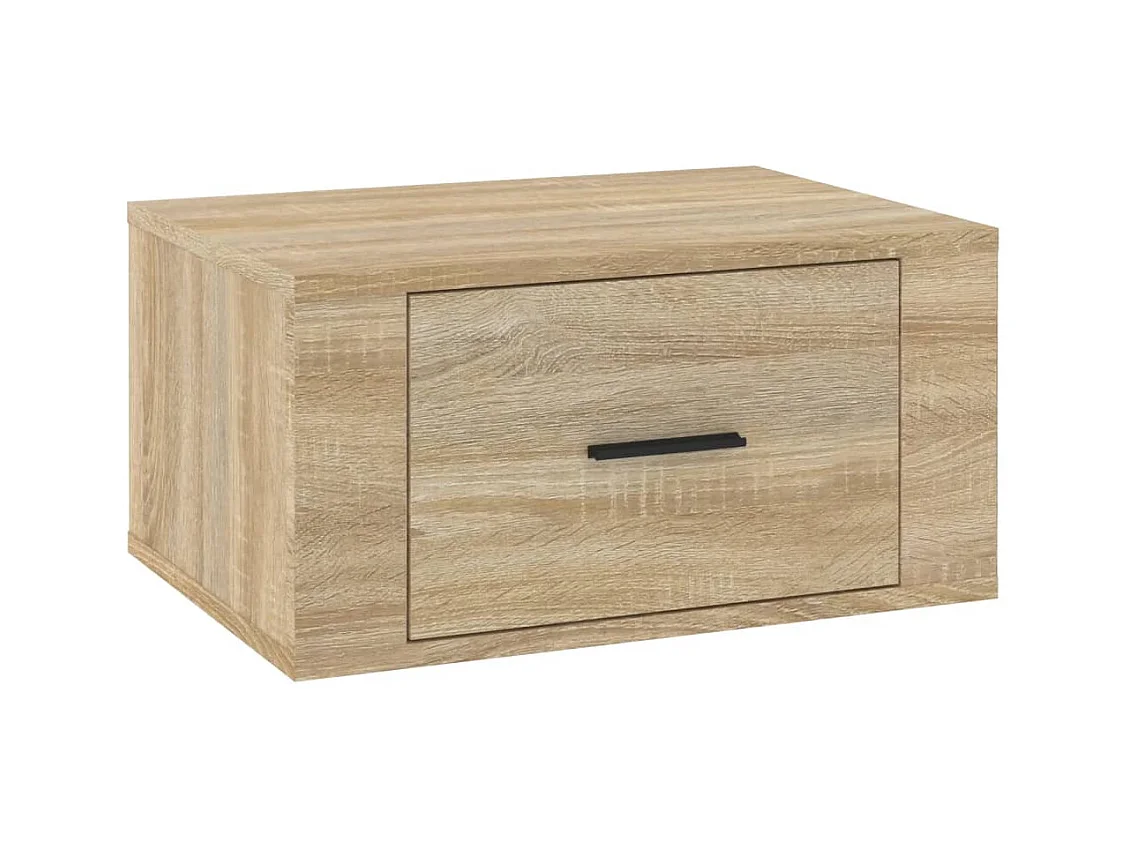 Culpeper  Tables de chevet murales 2 pcs Chêne sonoma 50x36x25 cm