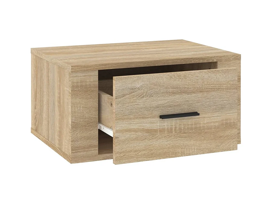 Culpeper  Tables de chevet murales 2 pcs Chêne sonoma 50x36x25 cm