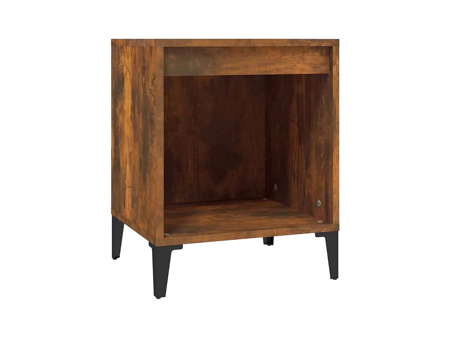 Hartford  Table de chevet Chêne fumé 40x35x50 cm