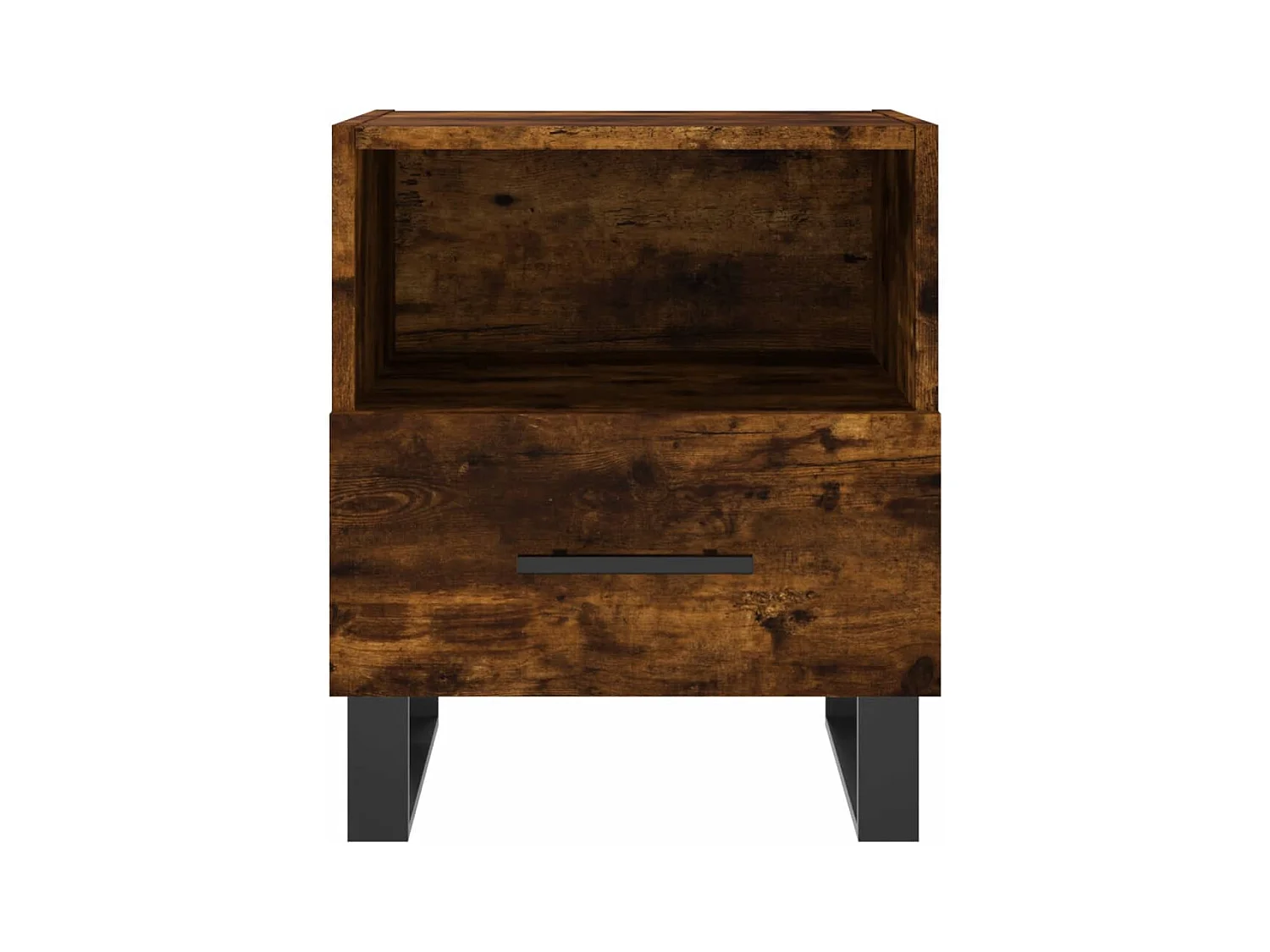 Bruni  Tables de chevet 2pcs chêne fumé 40x35x47,5cm bois d’ingénierie