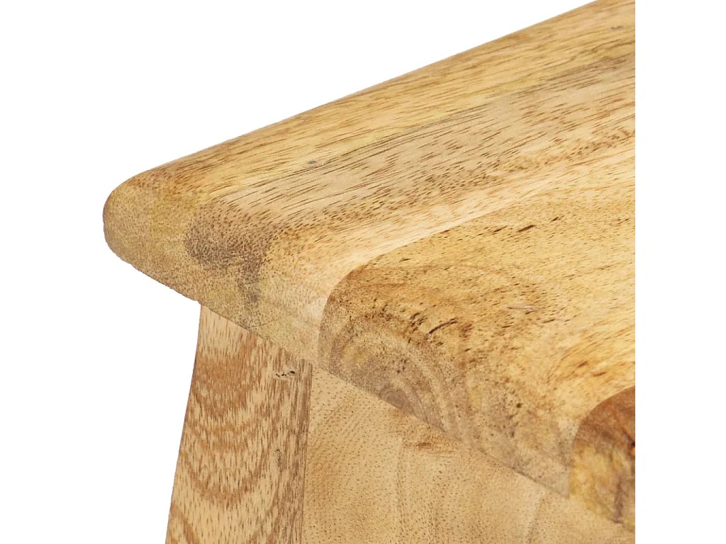 Paul-François-Claude  Table de chevet 28x28x46 cm Bois de manguier massif