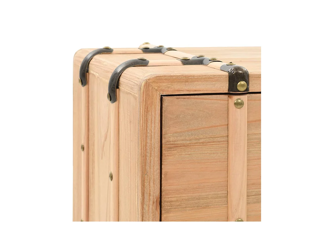 Garden Furniture -  Table de chevet Bois de sapin massif 50 x 35 x 57 cm