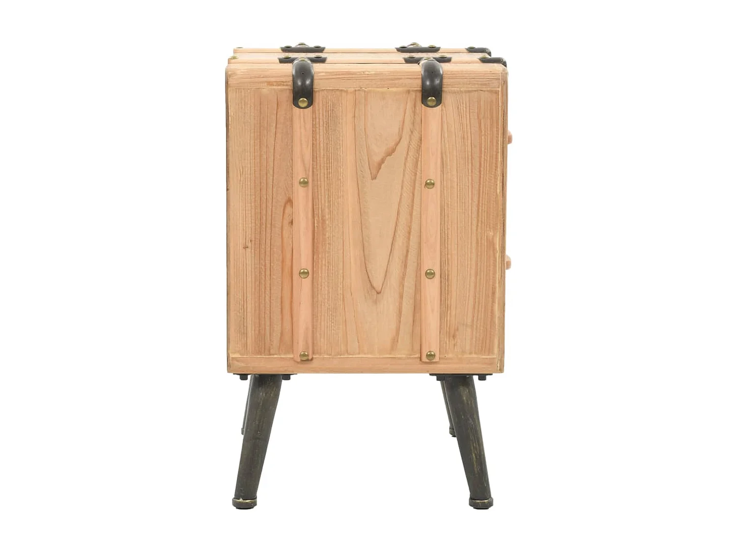 Garden Furniture -  Table de chevet Bois de sapin massif 50 x 35 x 57 cm