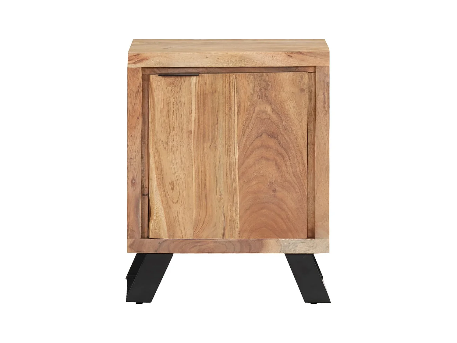 Garden Furniture -  Comodino 40x30x50 cm in Legno Massello di Acacia con Bordi Vivi