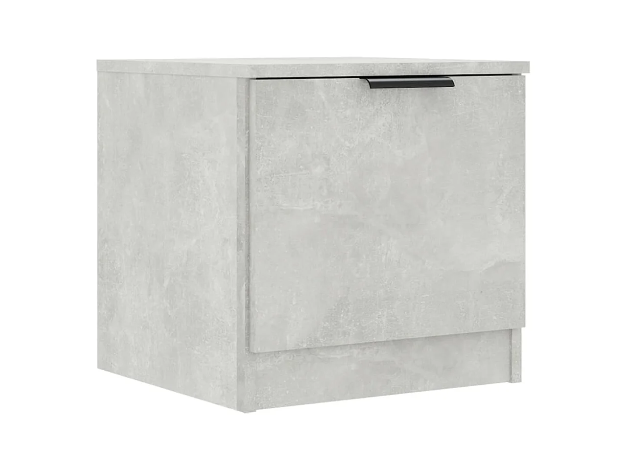 Pekela  Table de chevet Gris béton 40x39x40 cm