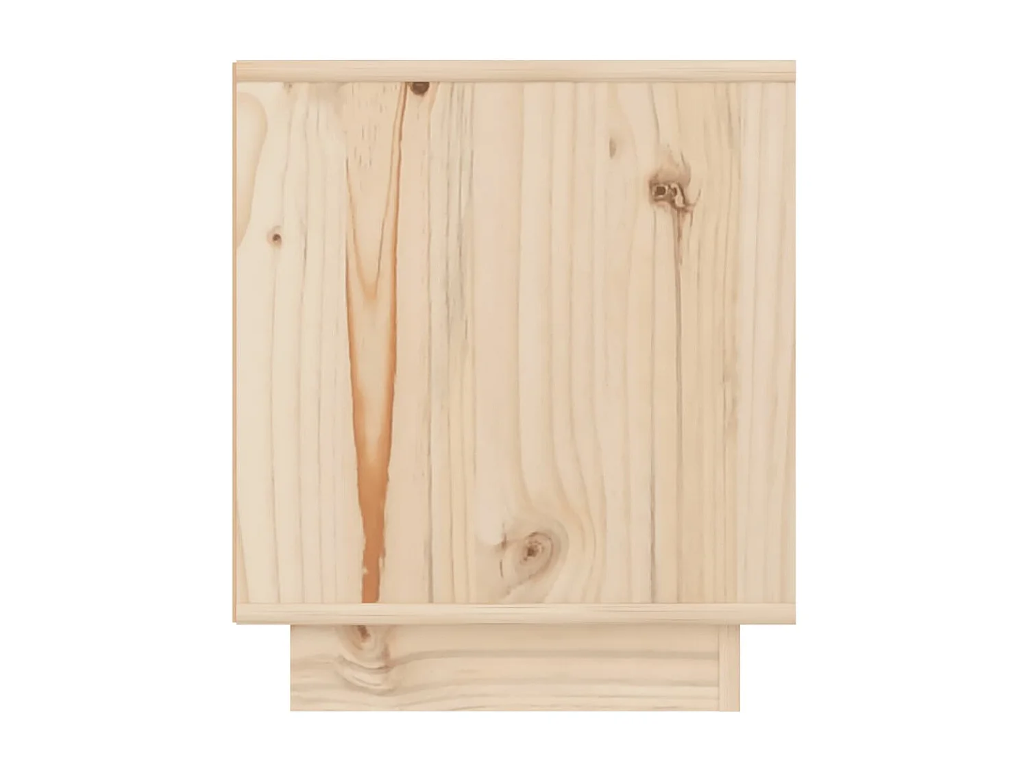 Decatur  Comodino 40x34x40 cm in Legno Massello di Pino