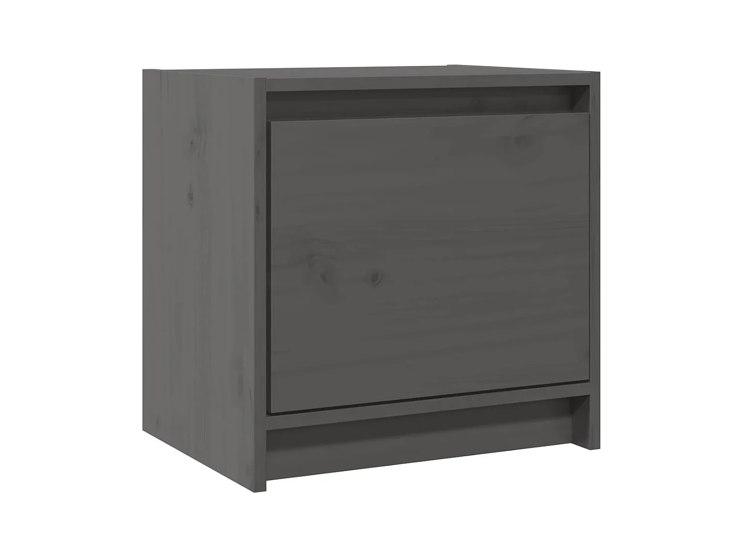 Assaria  Tables de chevet 2 pcs Gris 40x30,5x40 cm Bois de pin massif