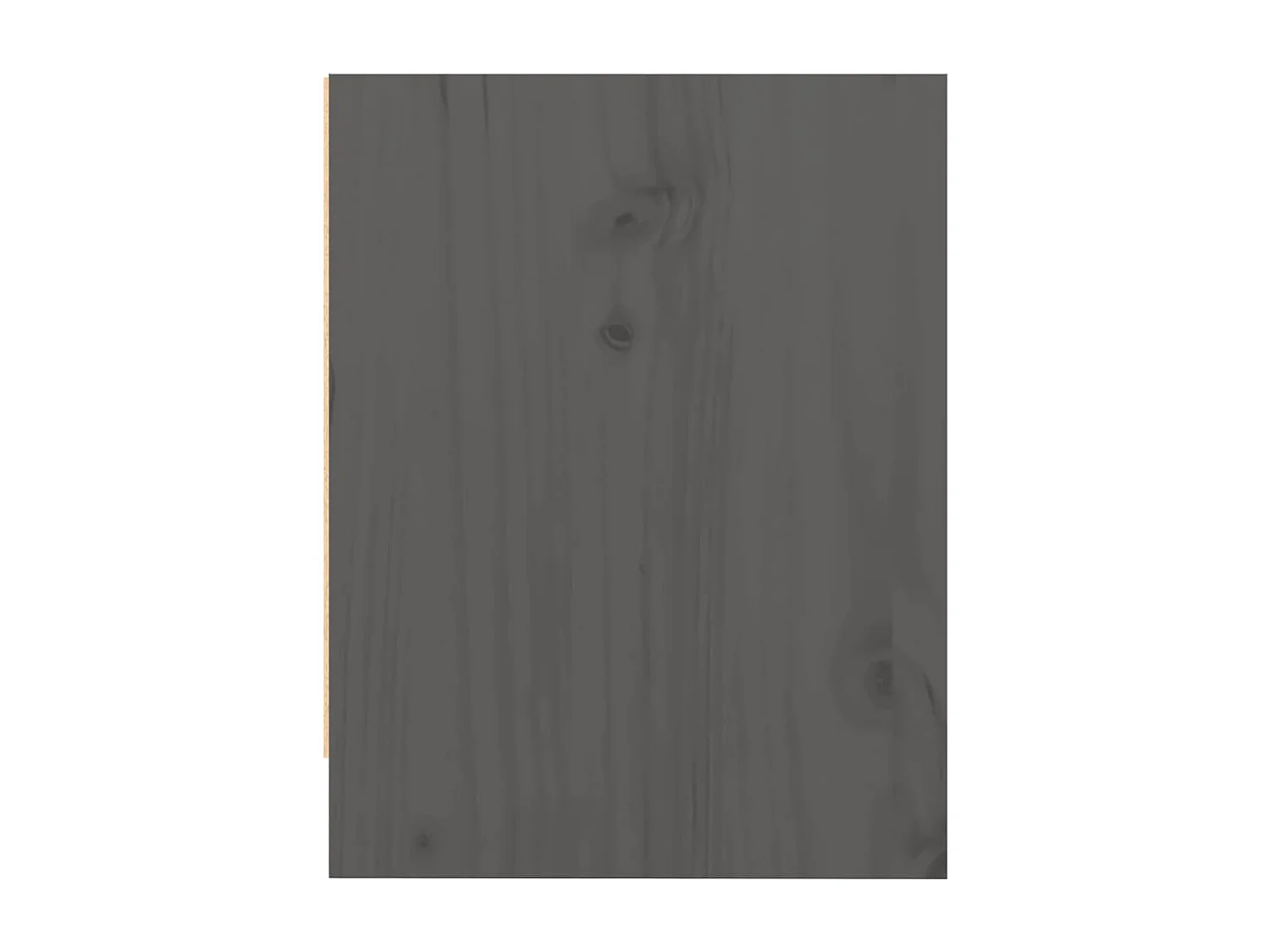 Assaria  Tables de chevet 2 pcs Gris 40x30,5x40 cm Bois de pin massif