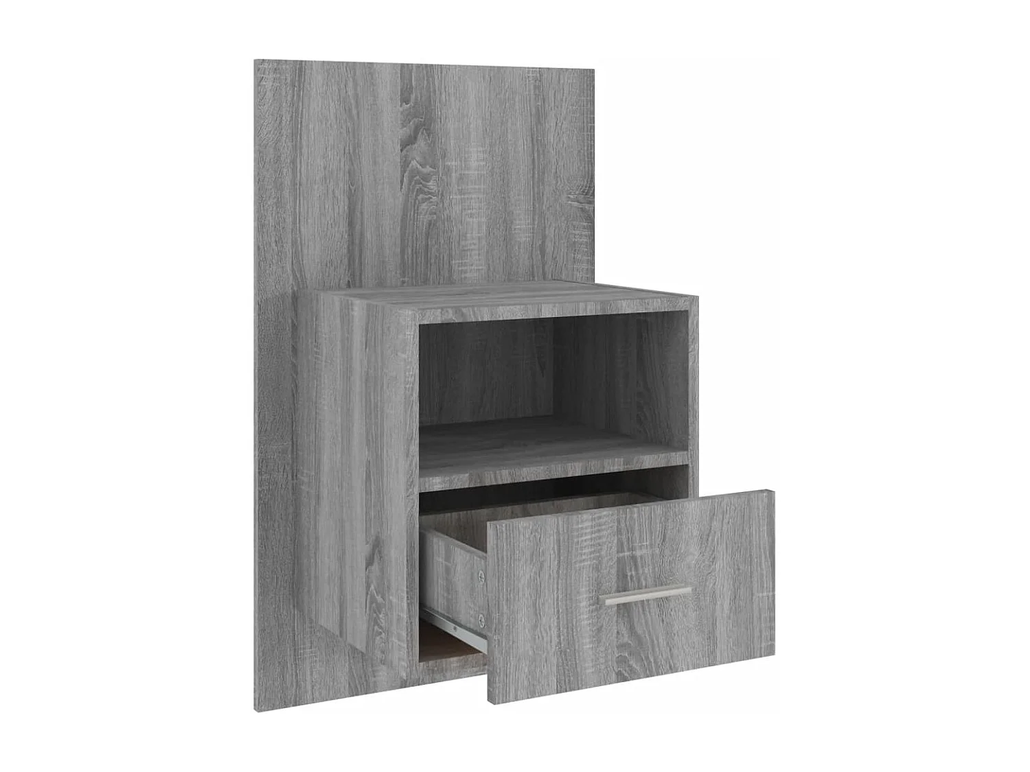 Bella Marie  Tables de chevet murales 2 pcs Sonoma gris