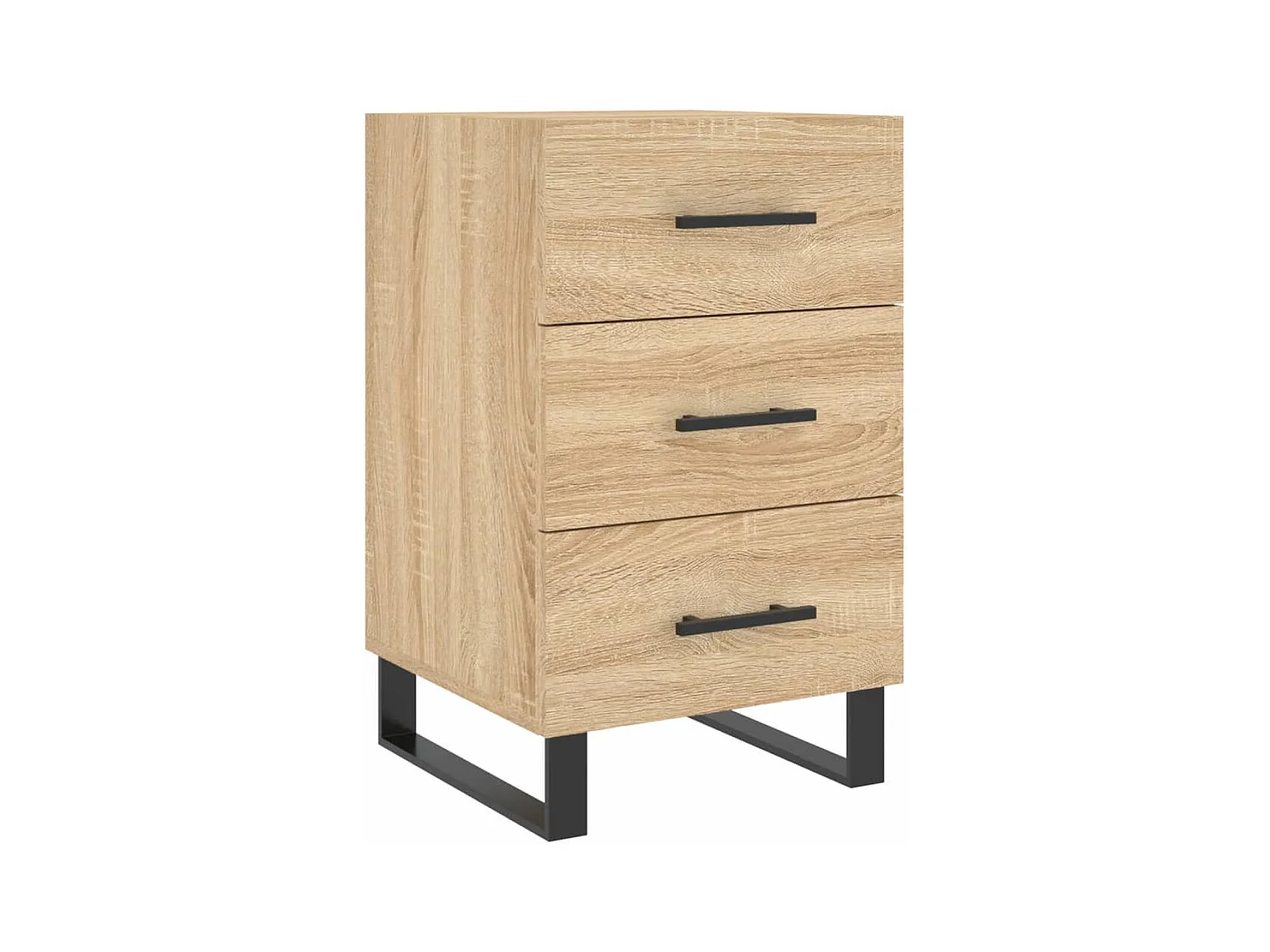 Eilven  Table de chevet chêne sonoma 40x40x66 cm bois d'ingénierie