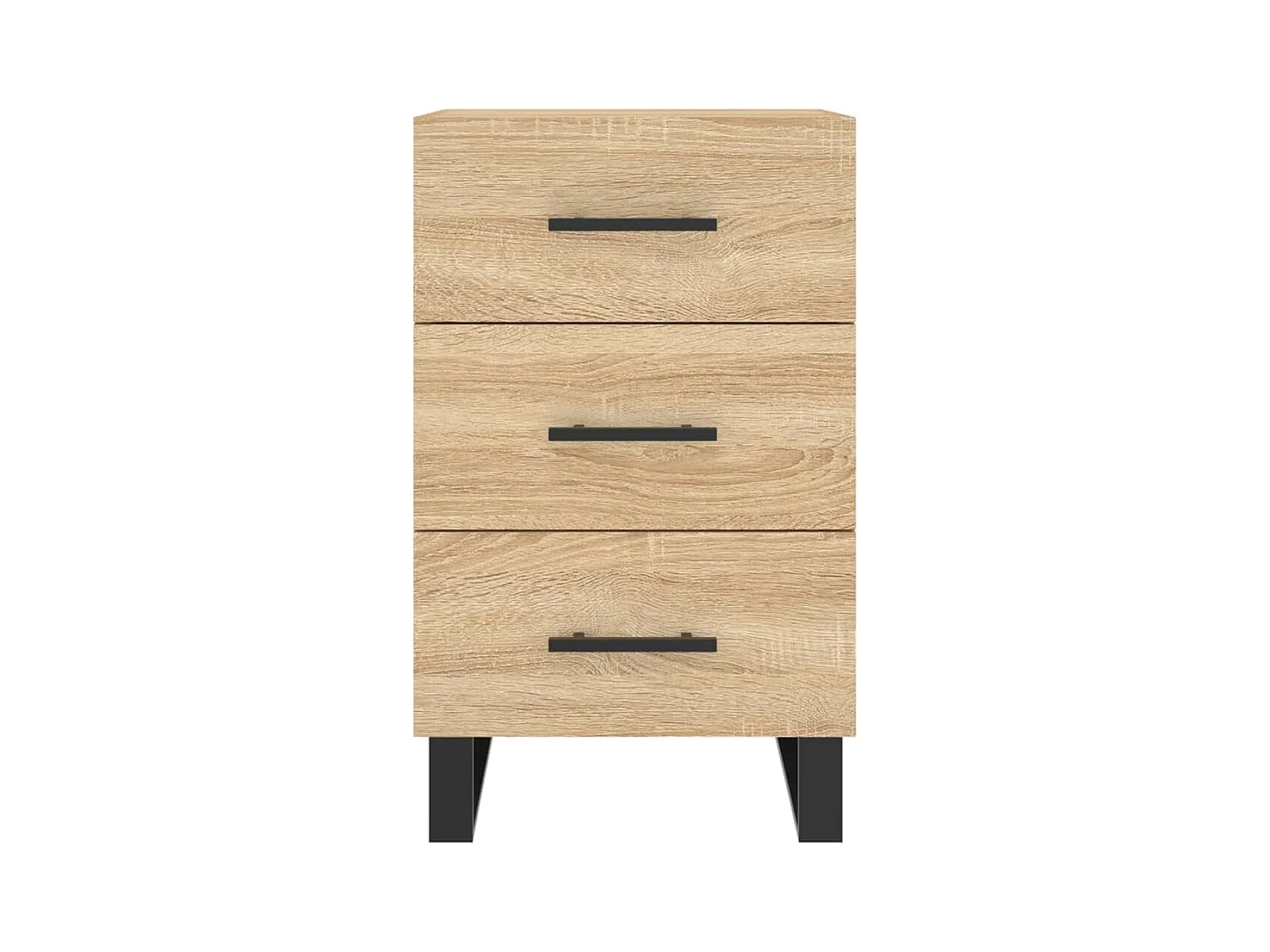 Eilven  Table de chevet chêne sonoma 40x40x66 cm bois d'ingénierie