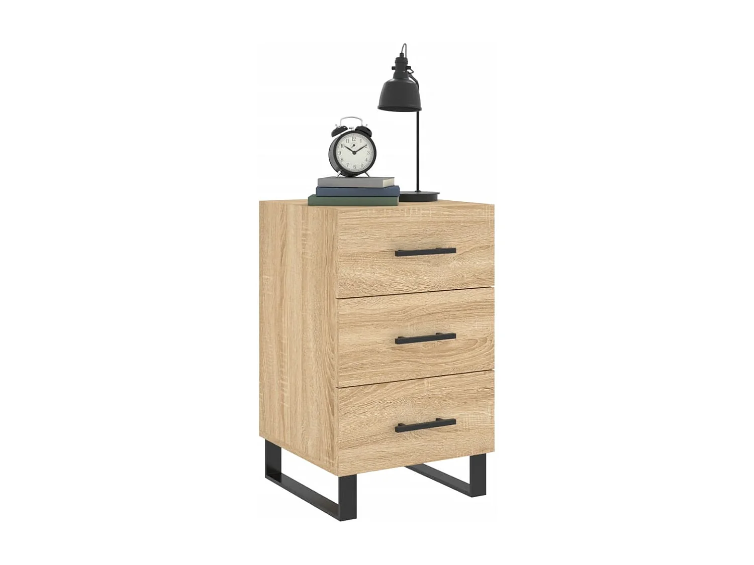 Eilven  Table de chevet chêne sonoma 40x40x66 cm bois d'ingénierie