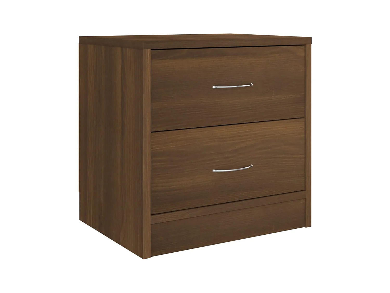 Wytse  Comodino Rovere Marrone 40x30x40 cm in Truciolato