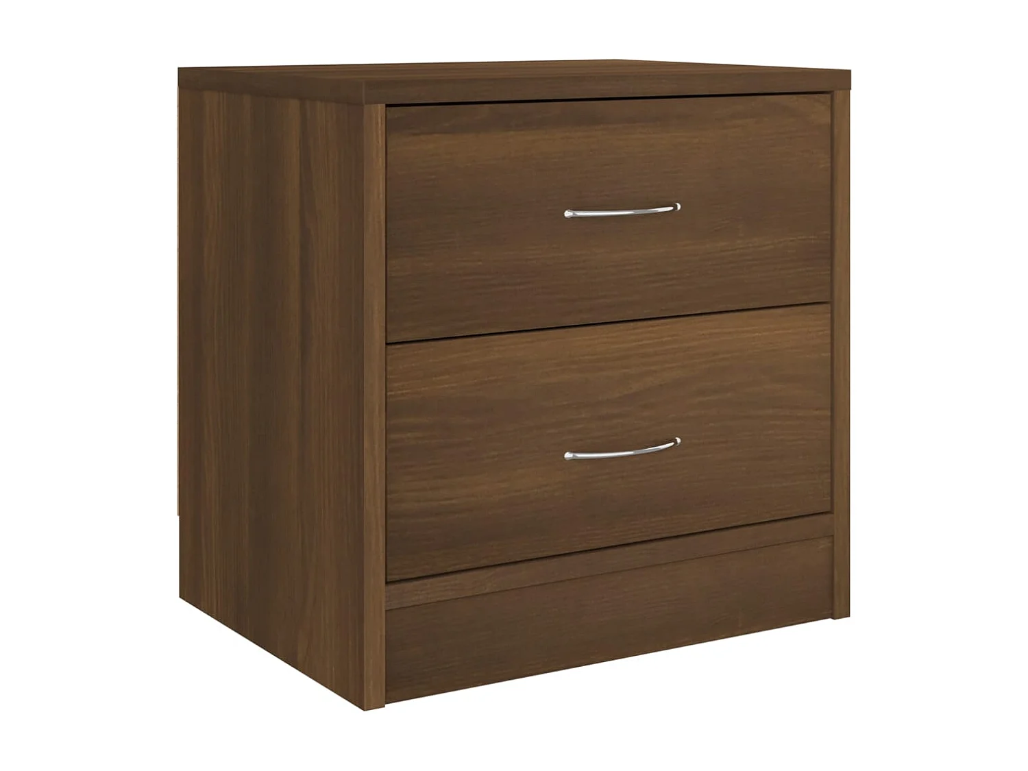 Wytse  Comodino Rovere Marrone 40x30x40 cm in Truciolato