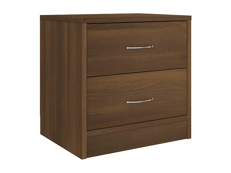 Wytse  Comodino Rovere Marrone 40x30x40 cm in Truciolato