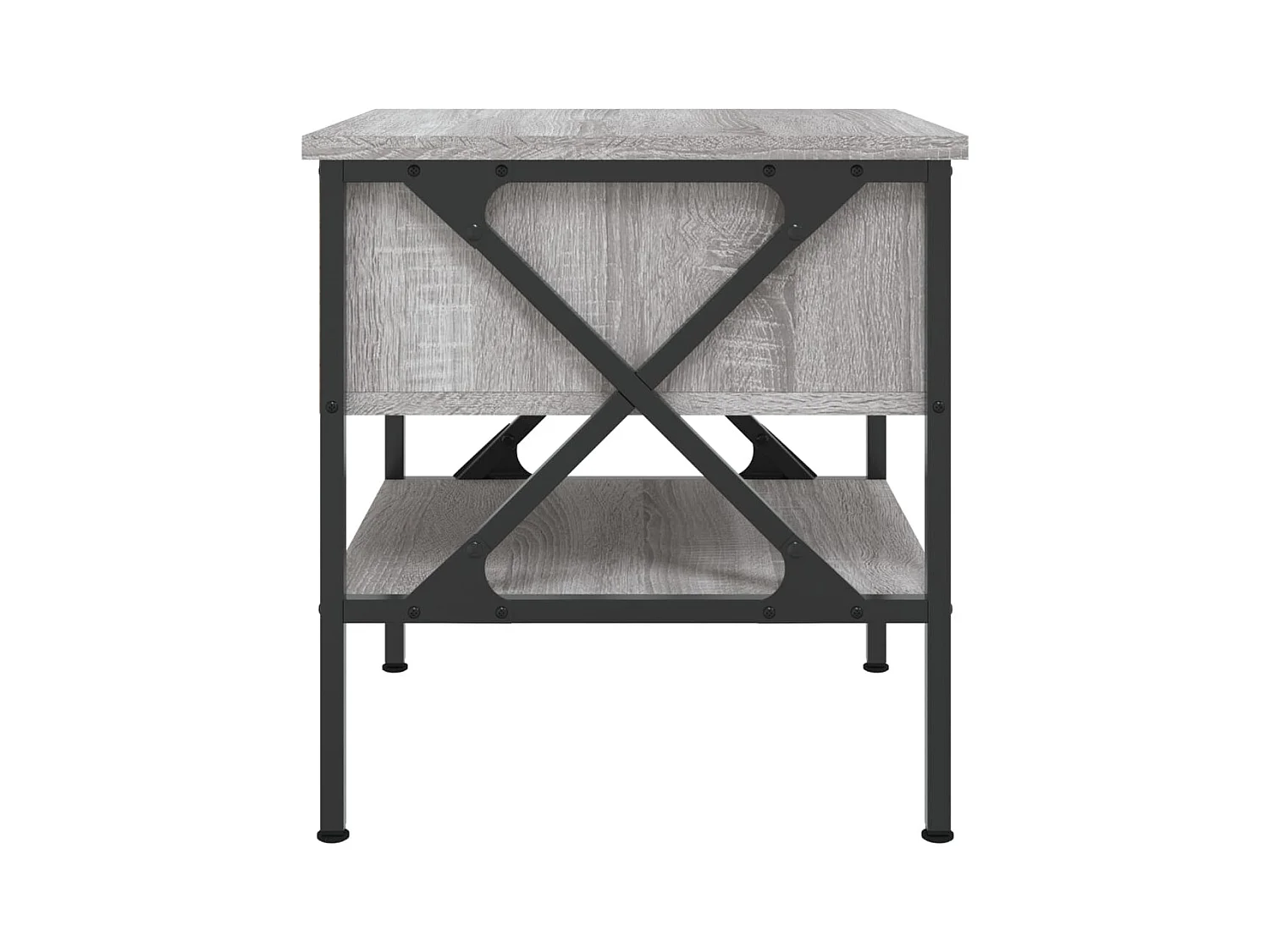 Wit  Tables de chevet 2 pcs sonoma gris 40x42x45 cm bois ingénierie