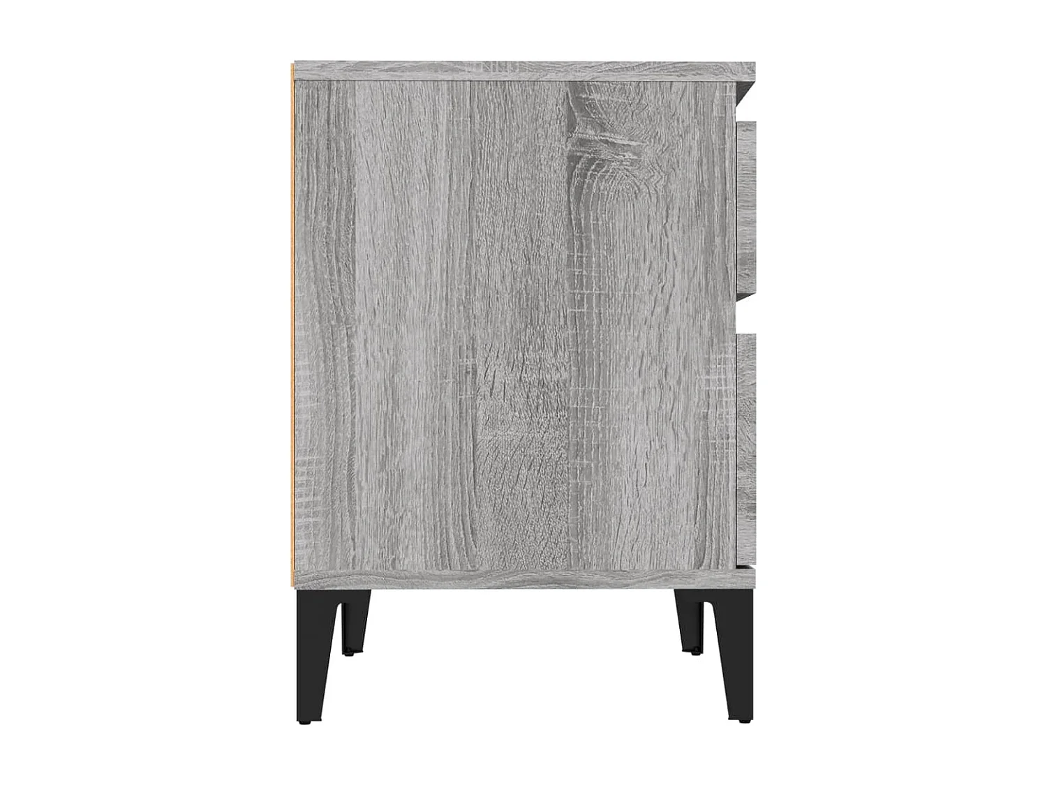 Ramløse  Tables de chevet 2 pcs Sonoma gris 40x35x50 cm