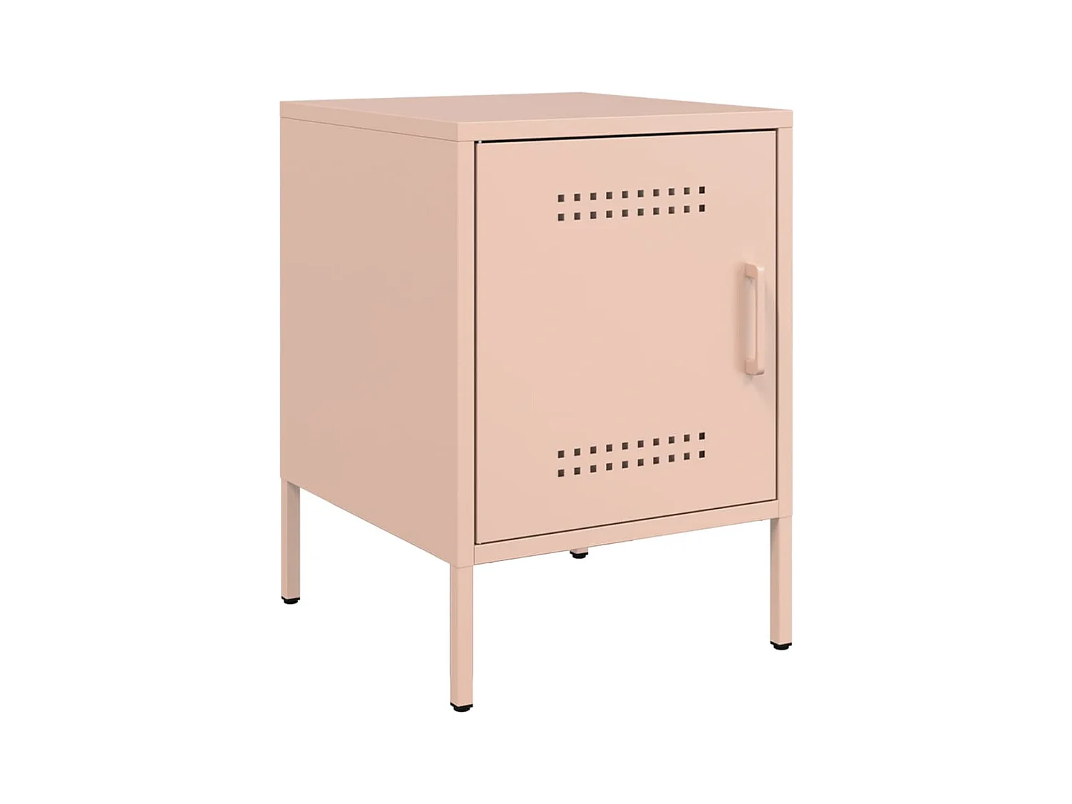 Adam Scott  Tables de chevet 2 pcs rose 36x39x50,5 cm acier