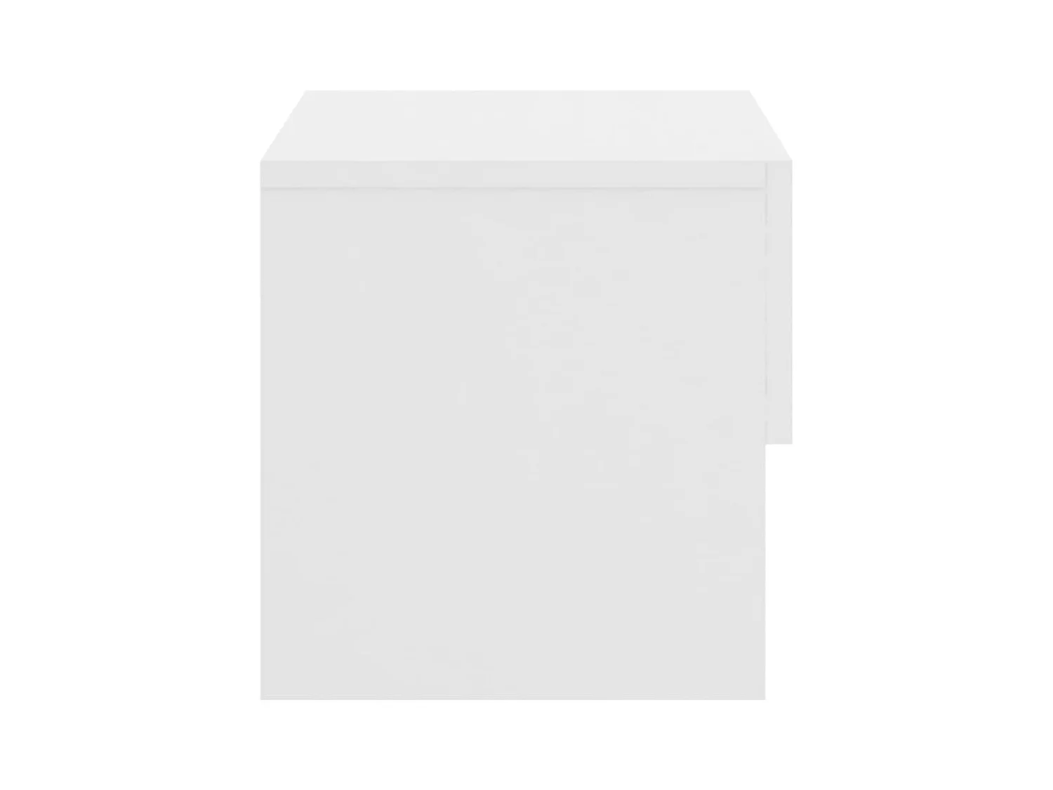 Freke  Tables de chevet murales 2 pcs Blanc